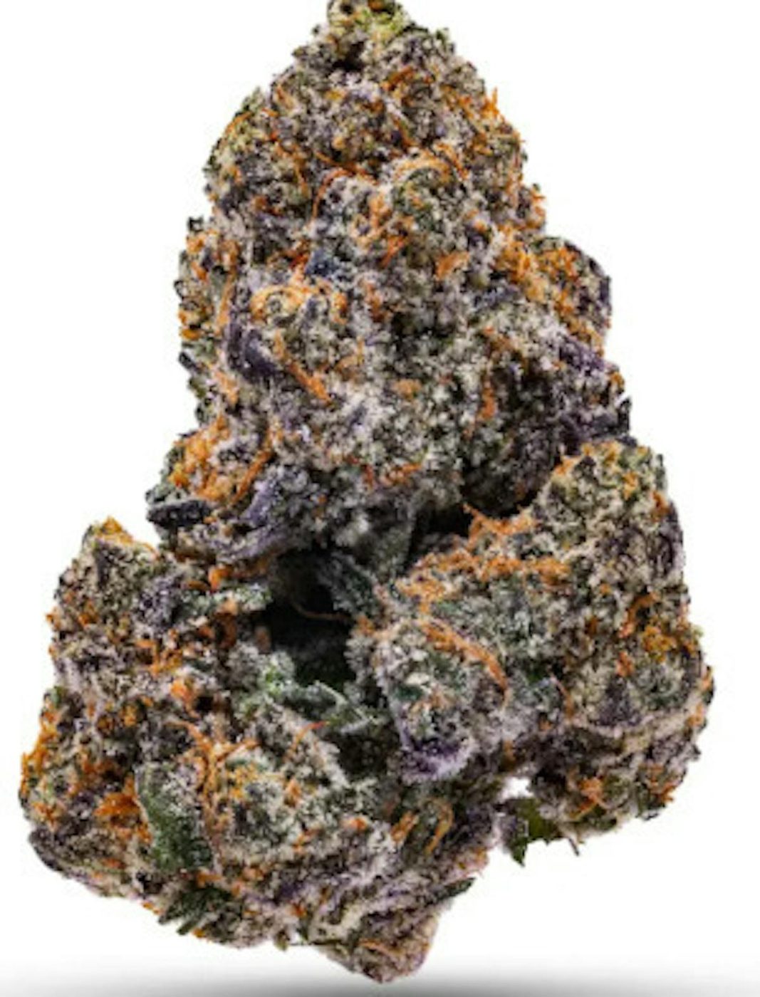 Orange-haired cannabis flower